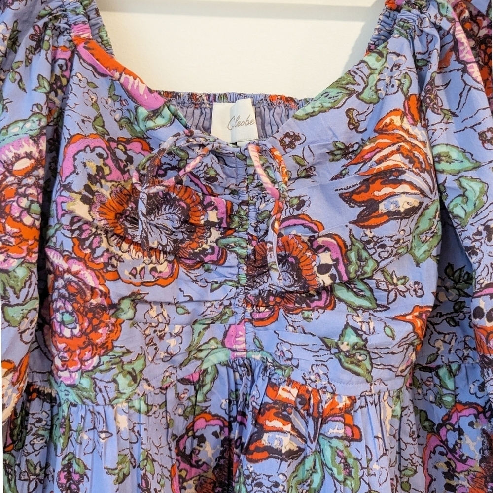 NEW Cleobella Brenna Floral Print Peplum - Picture 4 of 8